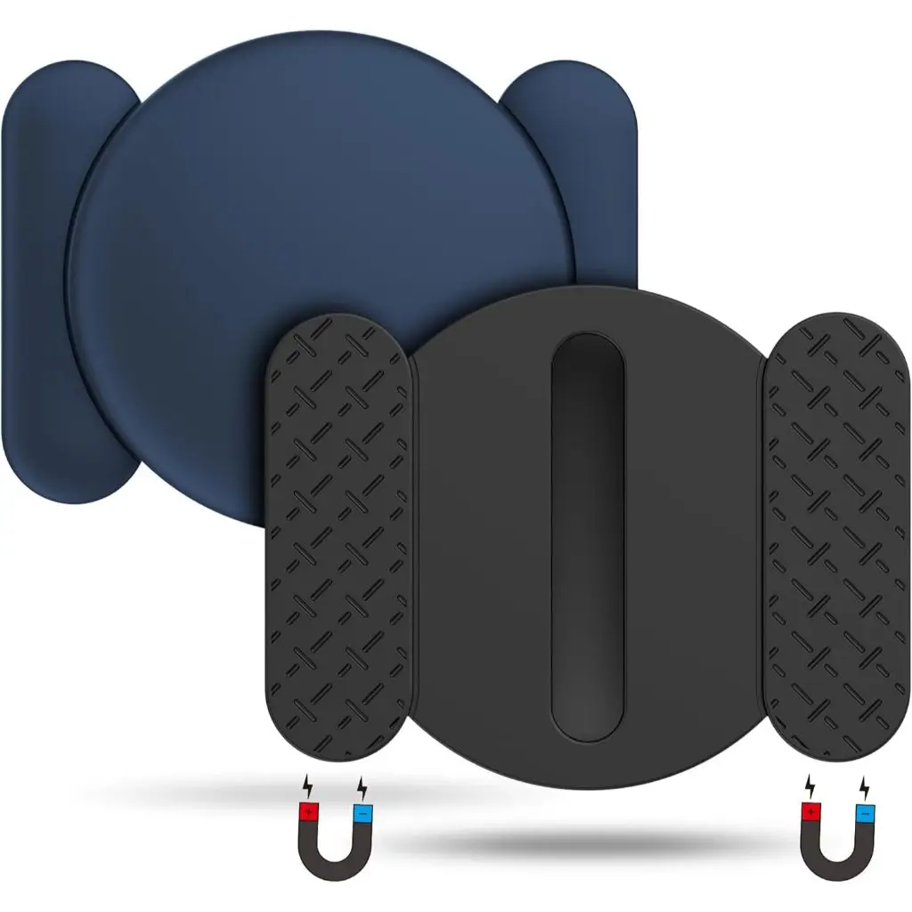 Magnetic Silicone AirTag Holder with Adhesive Sticker