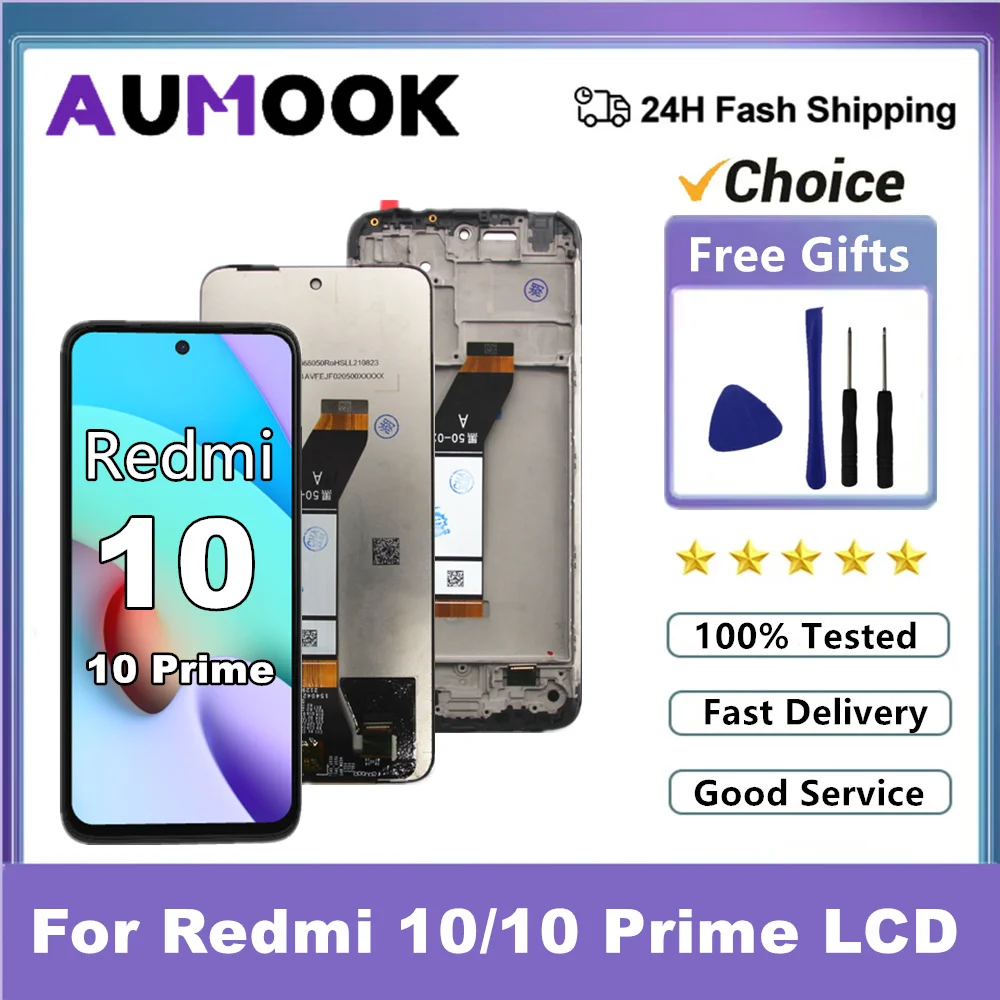 6.5"LCDScreenForXiaomiRedmi10LCDDisplayTouchScreenDigitizerPantallaForRedmi10Prime1021061119AG21061119DGLCD-AliExpress509