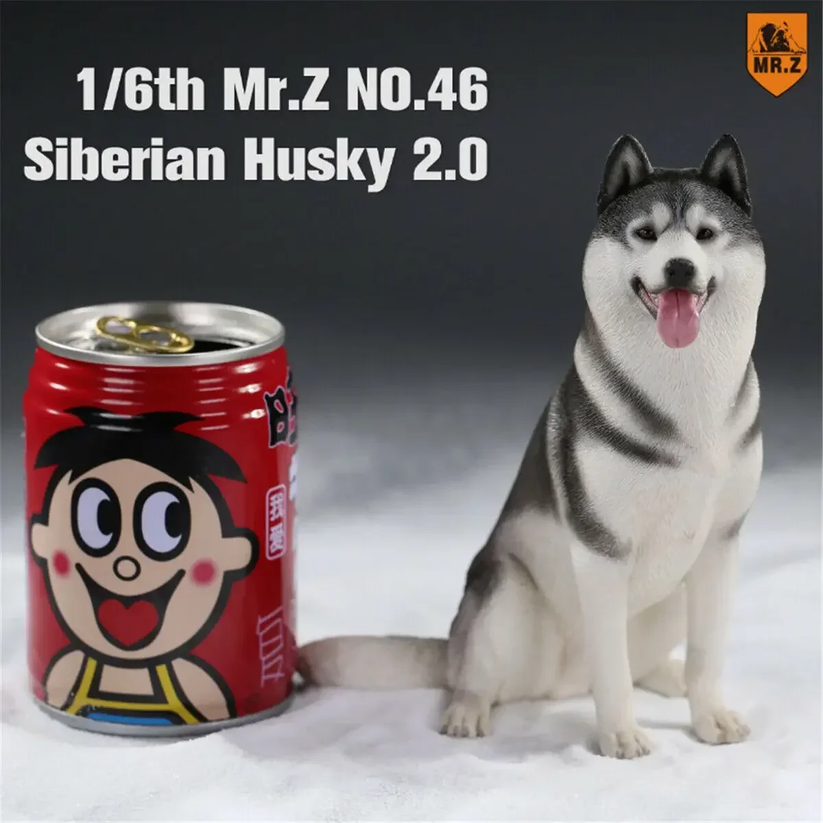 1/6 12インチ Mr.Z シベリアンハスキー Amazon | Mr.Z 1/6 サイズ シベリアン・ハスキー可愛い 滑稽 犬