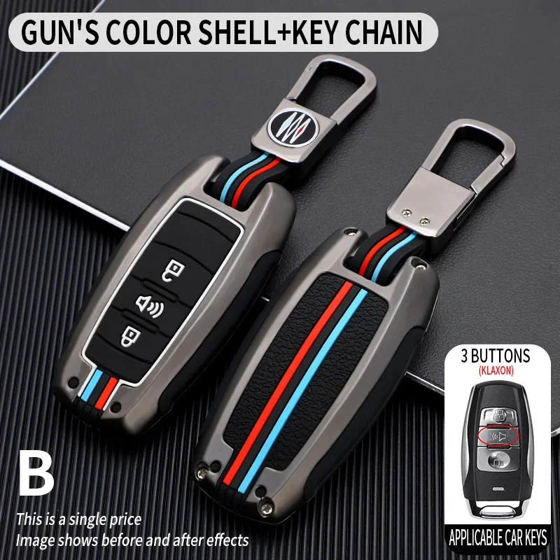 

Zinc Alloy Car Remote Key Case Cover Holder Shell For Great Wall Haval Hover H1 H4 H6 H7 H9 F5 F7 H2S GMW Coupe Auto Accessories