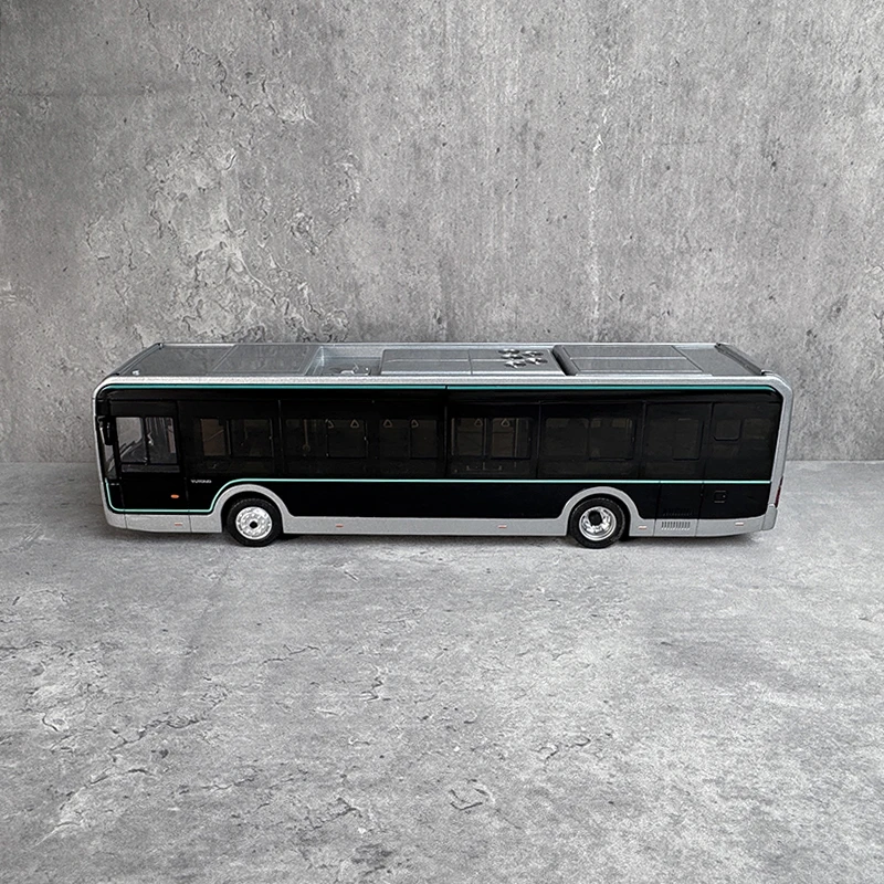 宇通バスモデルU12海外版ブラックダイヤモンドモデル1:42バス純電気バスモデル 1/42 宇通バスモデル U12 ブラックダイヤモンドモデル上海バス純粋な