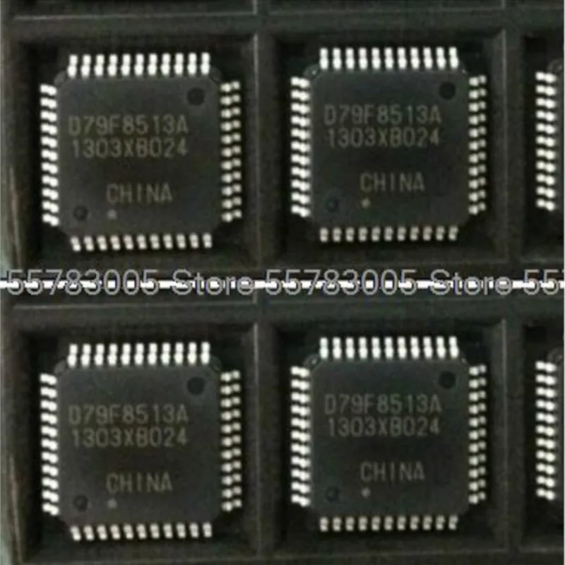 

10PCS New UPD79F8513AGB-GAF-AX UPD79F8513AGB Silk screen D79F8513A QFP44 LCD TV microcontroller chip IC