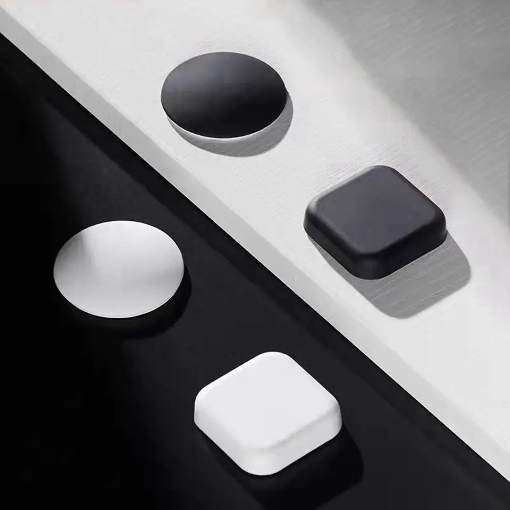 Square Silicone Nordic Self Adhesive Anti-collision Anti-Shock Wall Protector Door Stopper Porte Pad Handle Bumper