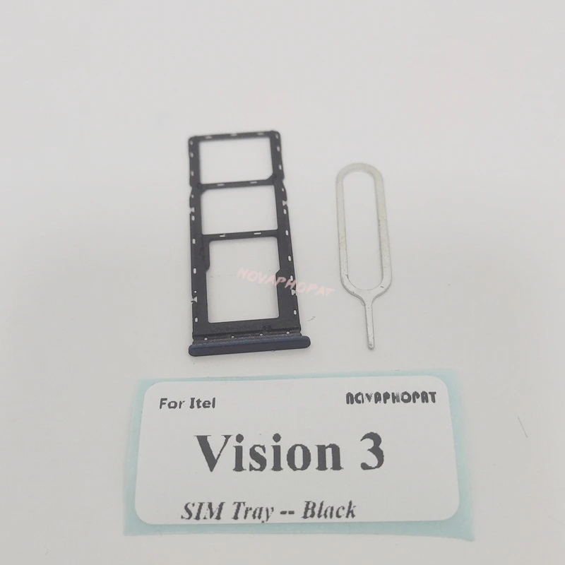 SIM 카드 트레이, SIM 거치대 슬롯 어댑터 리더 핀, Itel Vision 3 S661L S661LP/Itel S17 S661 S661W
