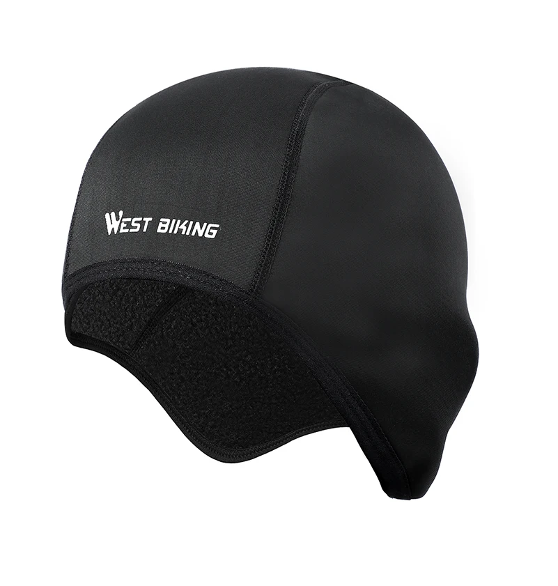 West Biking Winter Radsport kappe wind dichte Thermo Ski Helm Liner Laufen Skifahren Motorrad Hut Männer Frauen MTB Radfahren Kopf bedeckung – Detail 12