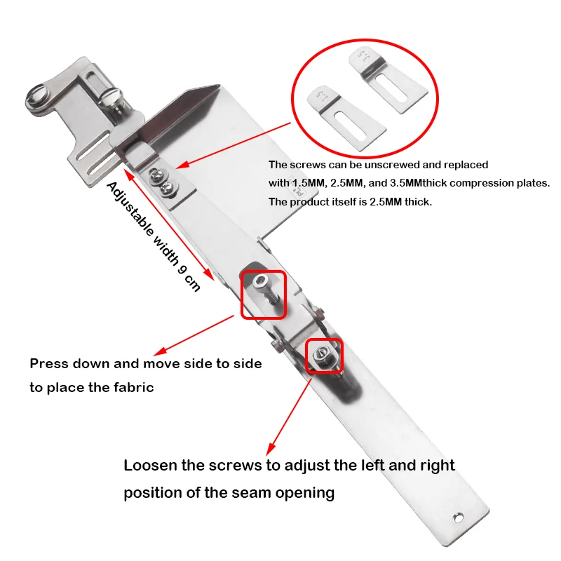 

Новое поступление! Направляющая для покрытия шва, направляющая для французского шва, флодер для промышленной швейной машины с 1 иглой