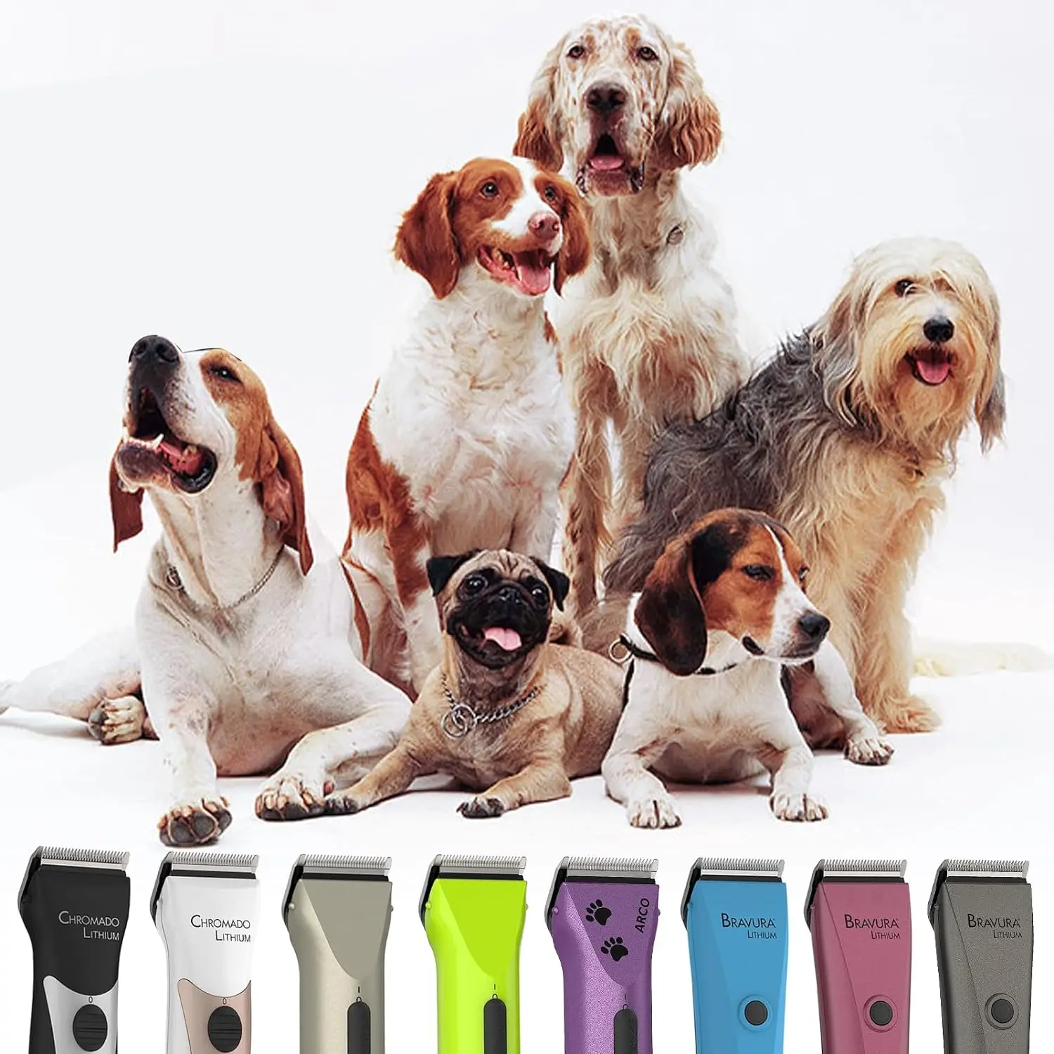 Dog Pet and Horse 5in1 Adjust Fine Blade For Wahl professional Animal Clipper Arcos Bravura Chromado Creativa Figura Motion pet clipper dog hair trimmer dog clipper dog clipper blades