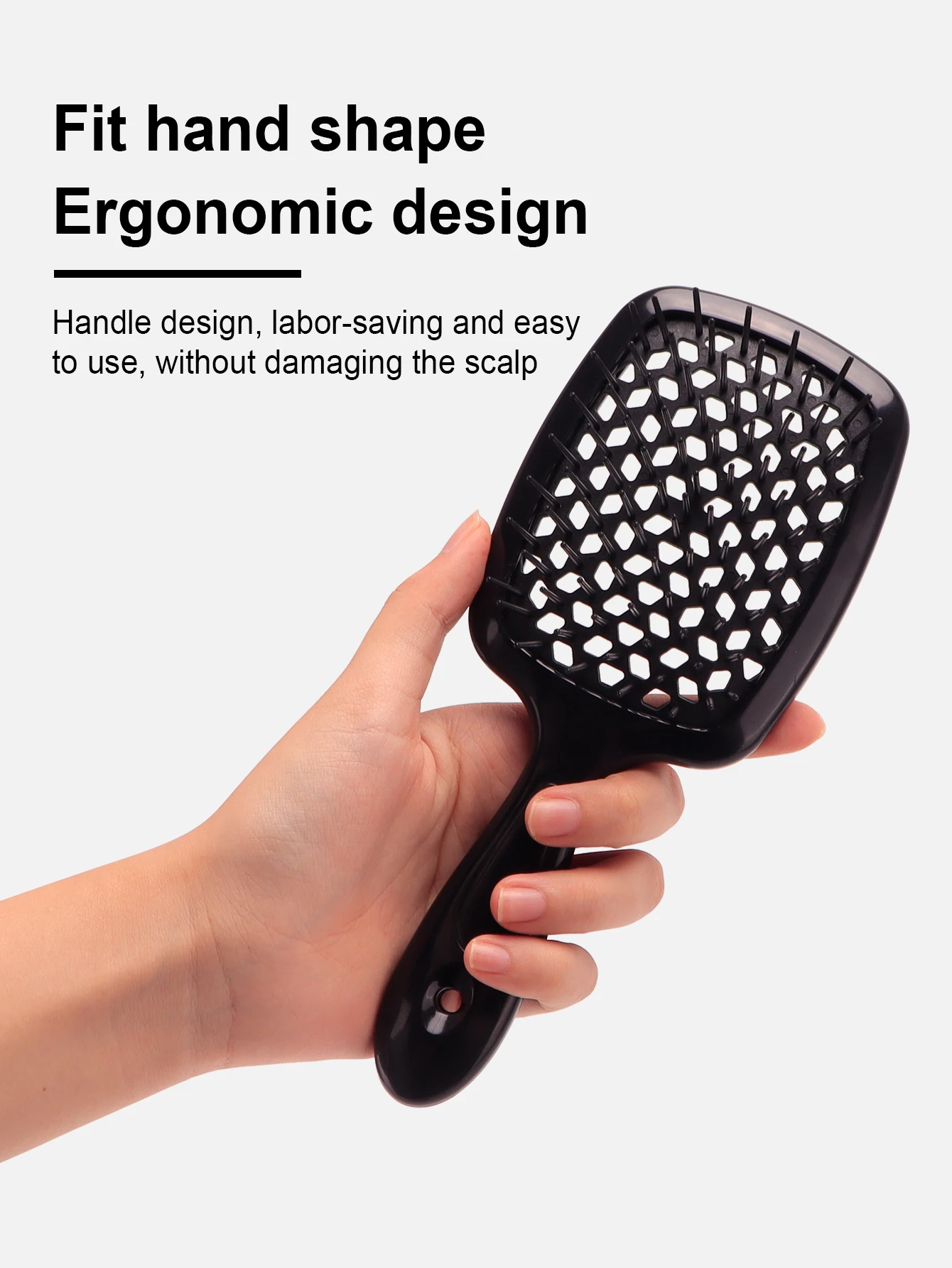 Air Cushion Comb Tangled Hair Comb Hair Brush Massage Anti-static Hollow Out Wet Curly Hair Brushes Barber Styling Tool 3