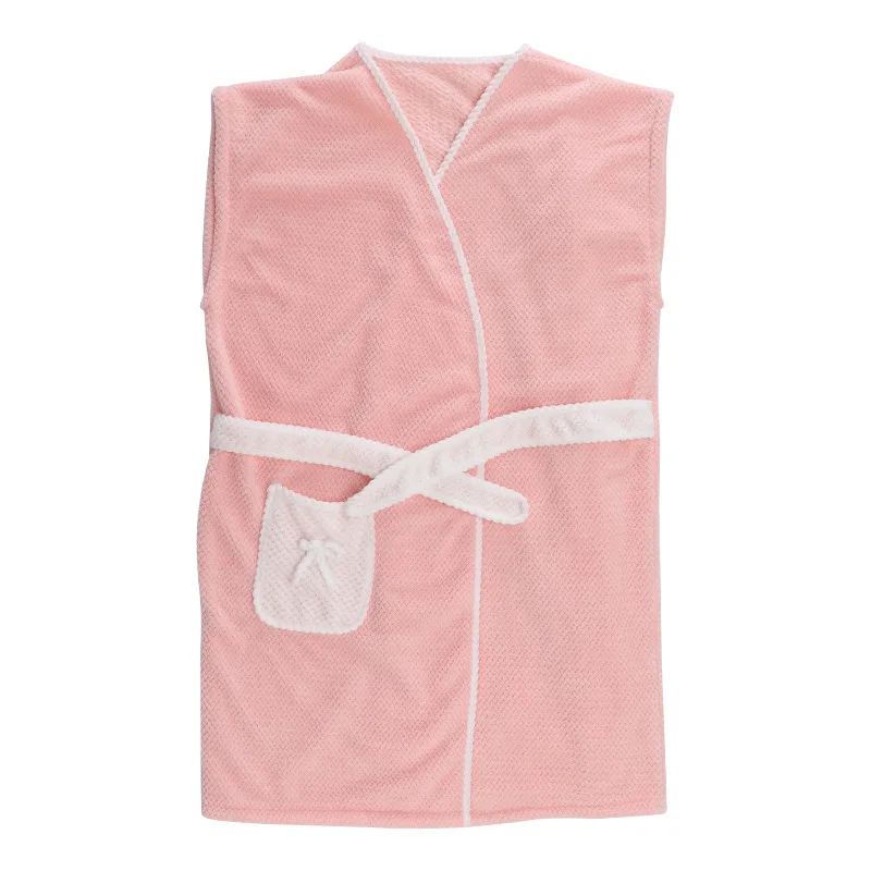 Wearable Bathrobes For Womens Girls Fast Drying Bathing Beach Spa Bathrobes Wash Clothing Absorbent Shower Bath And Gym Towel