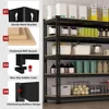 48" W x 24" D x 72" H Adjustable Garage Storage Shelves - 5-Shelf Heavy Duty Shelving Unit, Metal Utility Storage Organizer Rack 4