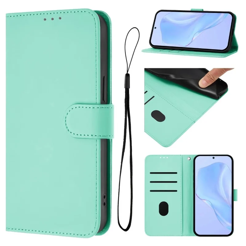 Premium PU Leather Wallet Flip Phone Case - Elegant Protection Cover