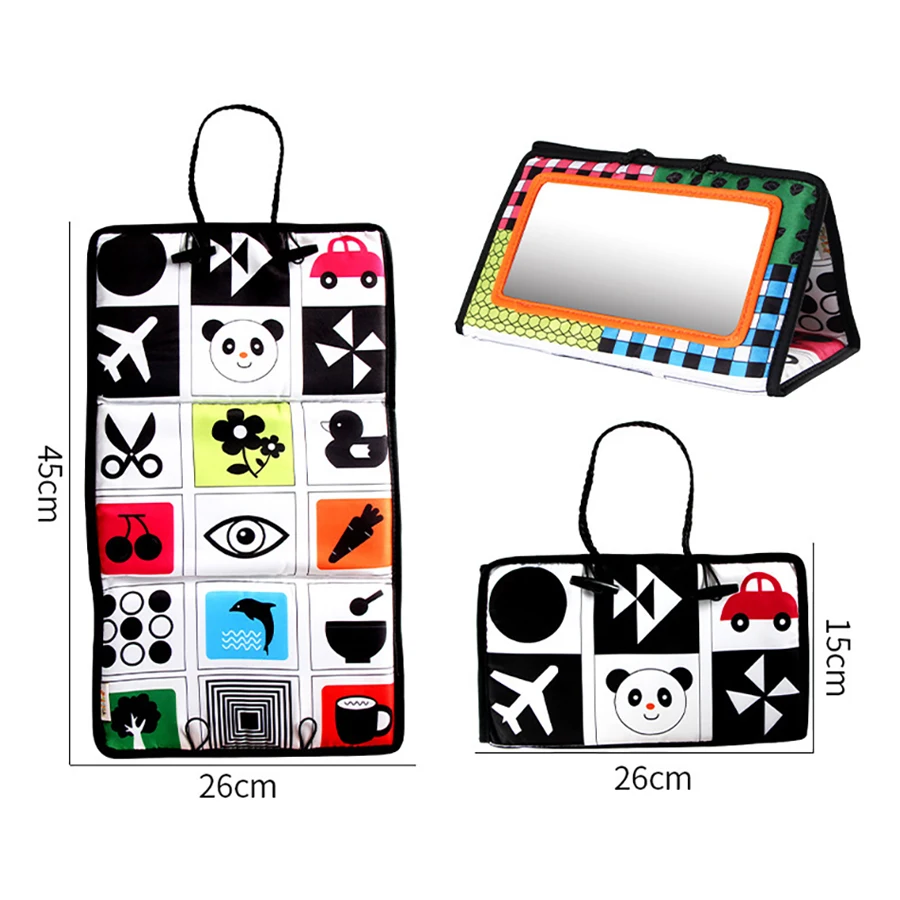 Foldable Baby Crib Soft Activity Book 4