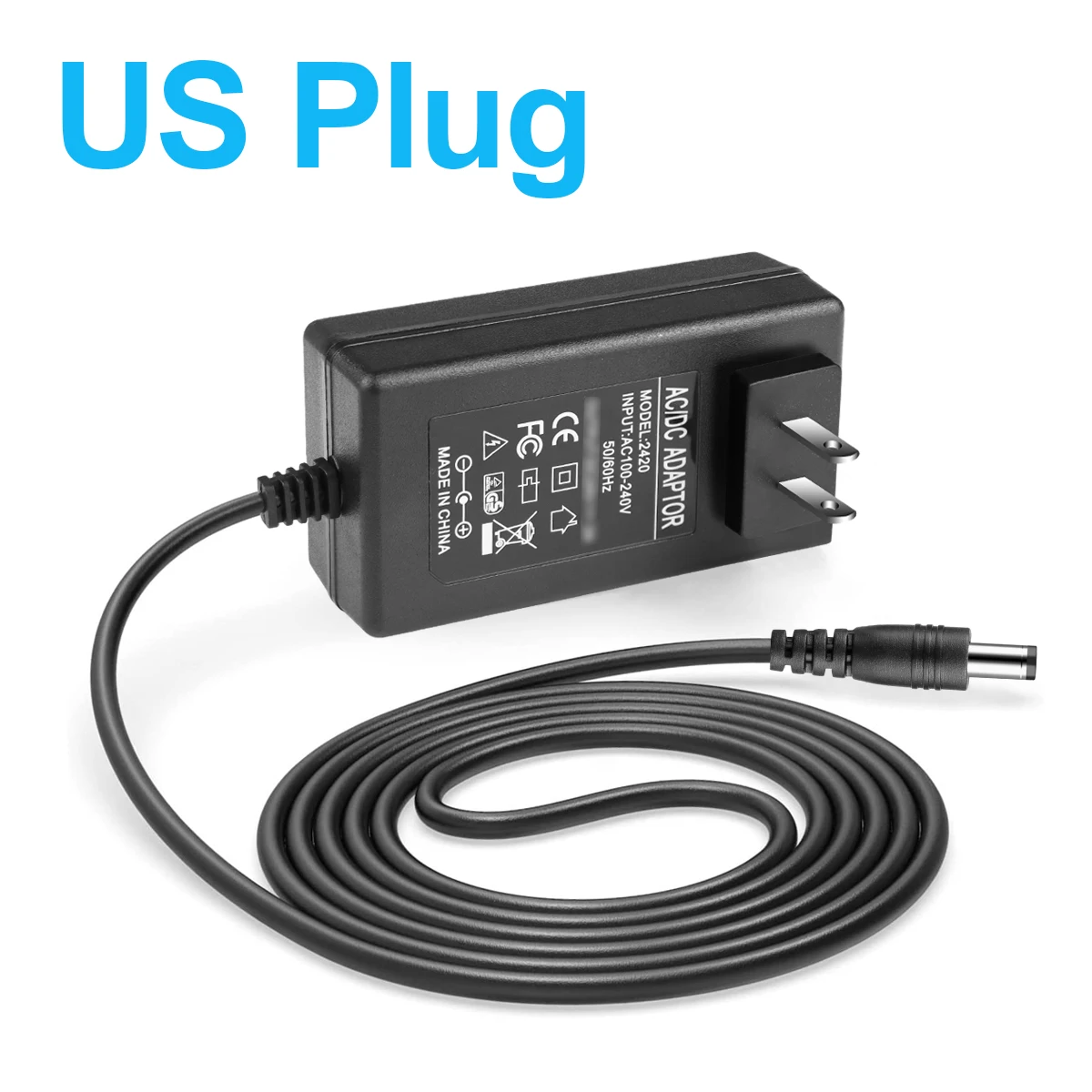 Black USA Plug