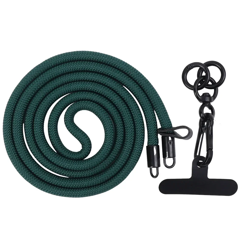 Universal Crossbody Phone Lanyard with Tether Tab - 120cm Thick Neck Hanging Rope
