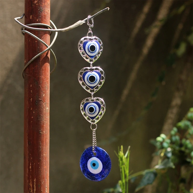 Turkish Evil Eye Amulets Wall Hanging Pendant Home Decor Ornament Protection Good Luck Blessing Gift wall hanging pendant crystal wall hanging glass pendant ornament