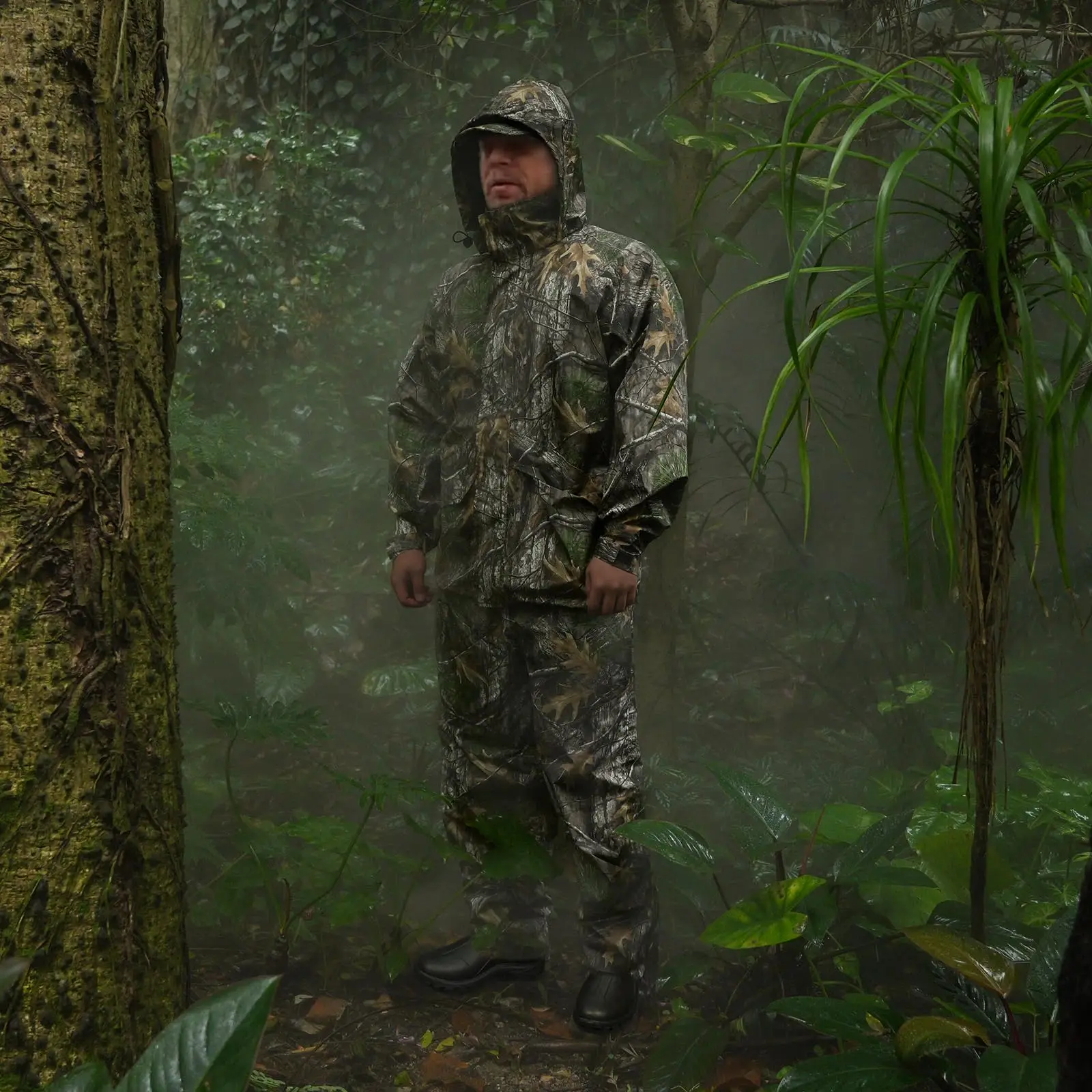 Rain Coat Set Adults Unisex Men Women Camp Hiking Hunting Fishing Outdoor Rainwear Rain Gears Cover raincoat poncho