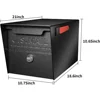 Locking Mailbox, Curbside Security Mailbox with Combination Lock, Post Mount Lockable Mailbox with Reflective Numbers 3