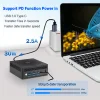 SZBOX X15 Fanless N150 Mini PC Twin Lake N150 Mini Computer Windows 11 Pro DDR4 16GB RAM 512GB NVMe SSD 4K WiFi 6 BT5.2 5