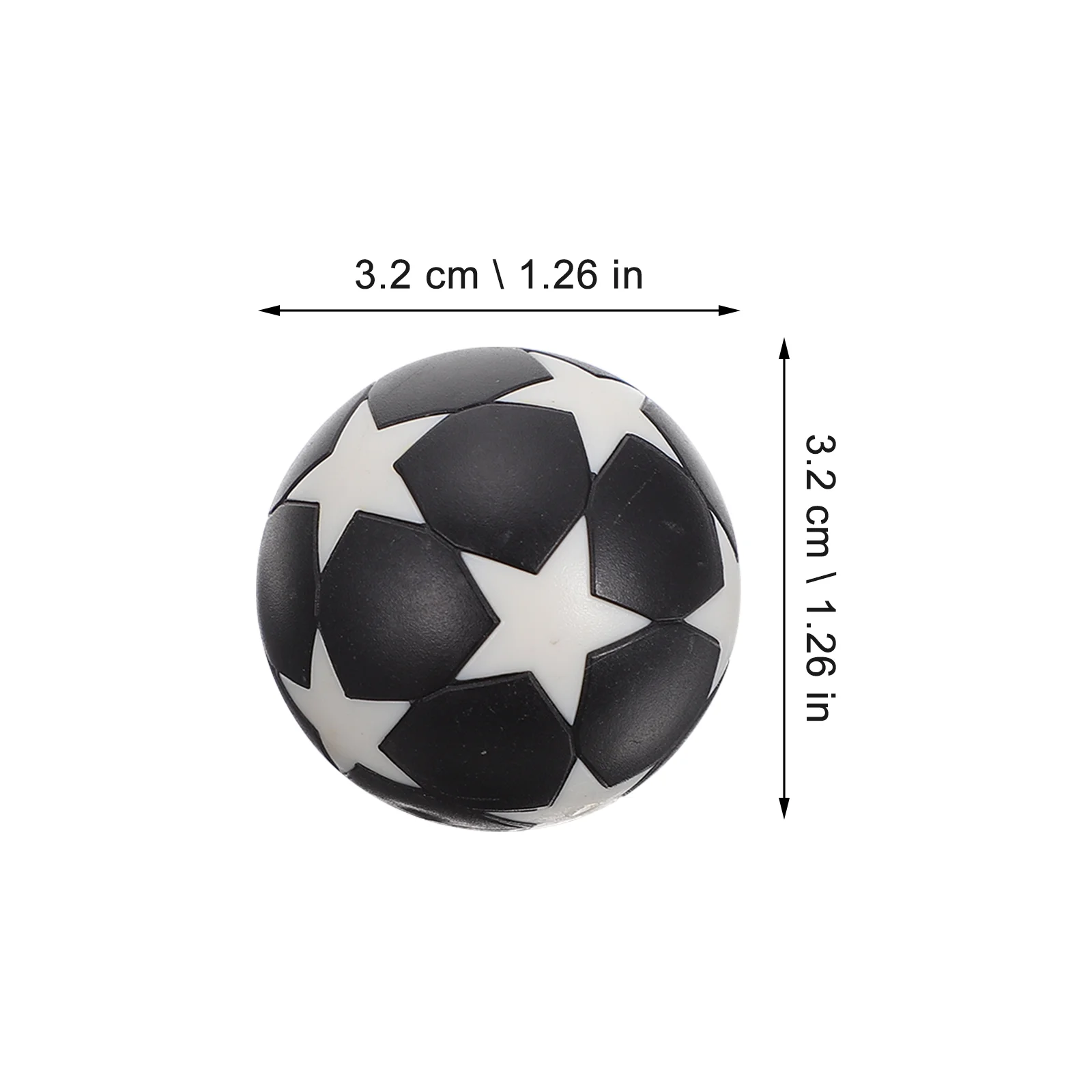 32Mm Diameter Durable Plastic Football Toys Table Soccer Balls Mini Football Kids Play Accessories Soccer Tables Entertainment