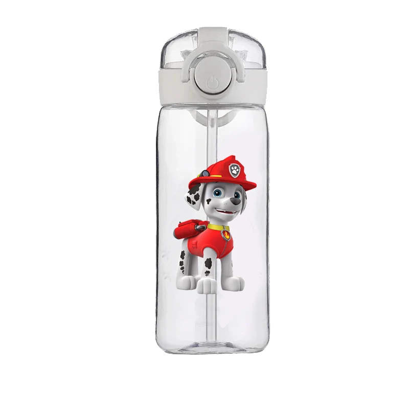 PAW Patrol Chase Cup Clear Brand High Quality Water Bottle Outdoor Sport Leak Proof Plastic School Water Bottle for Kids 400ML 3