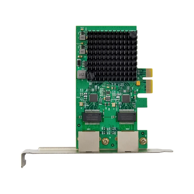 Placa de Rede Ethernet de Porta Dupla Servidor Desktop Placa de Rede Verde Pci-e x1 2.5g Rtl8125b pc - Image 6