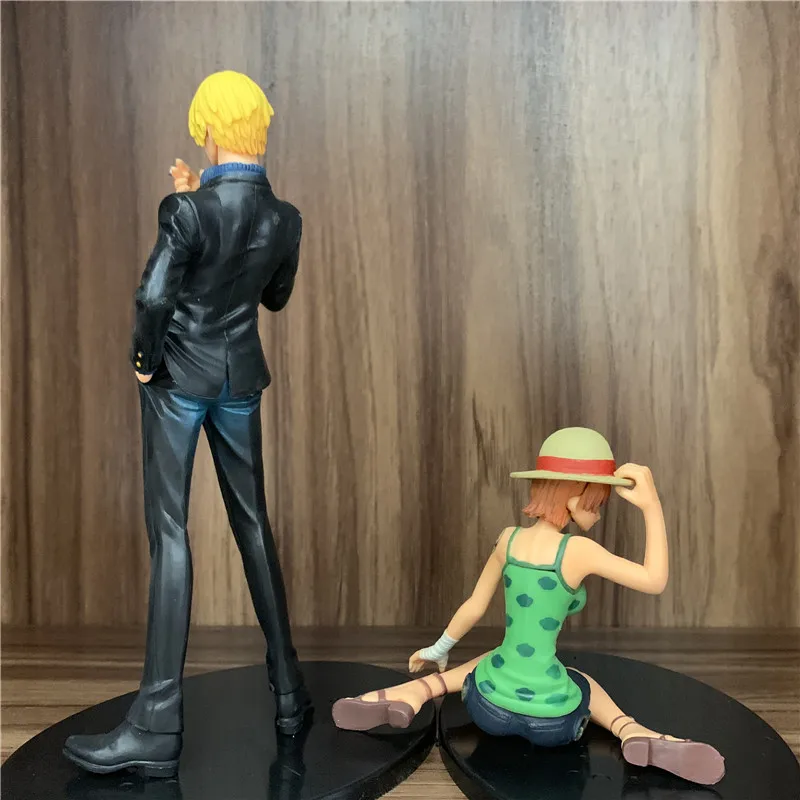 Paiuan Figures Toy 6PCS Luffy Zoro Nami Sanji Sanbo Action Figure Happy  Scene Anime Model Collectible Figurine for Gift 