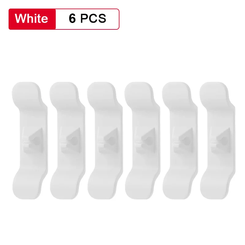 6pcs white