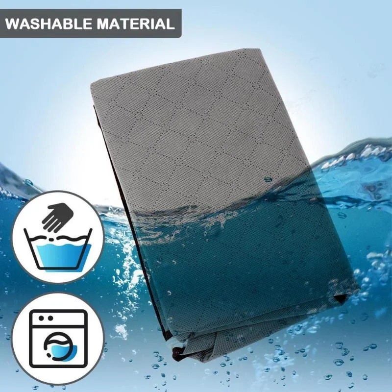 Foldable Storage Bag Clothes Organizer Waterproof Oxford Clear Window Clothing Wardrobe Organizer Home Non Woven Storage Box 4