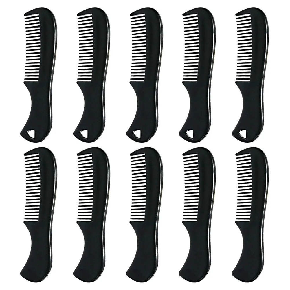 

10 Pcs Folding Comb Major Mini Beard Comb Man Travel Hair Styling Tools Brush Plastic Pocket for Beards