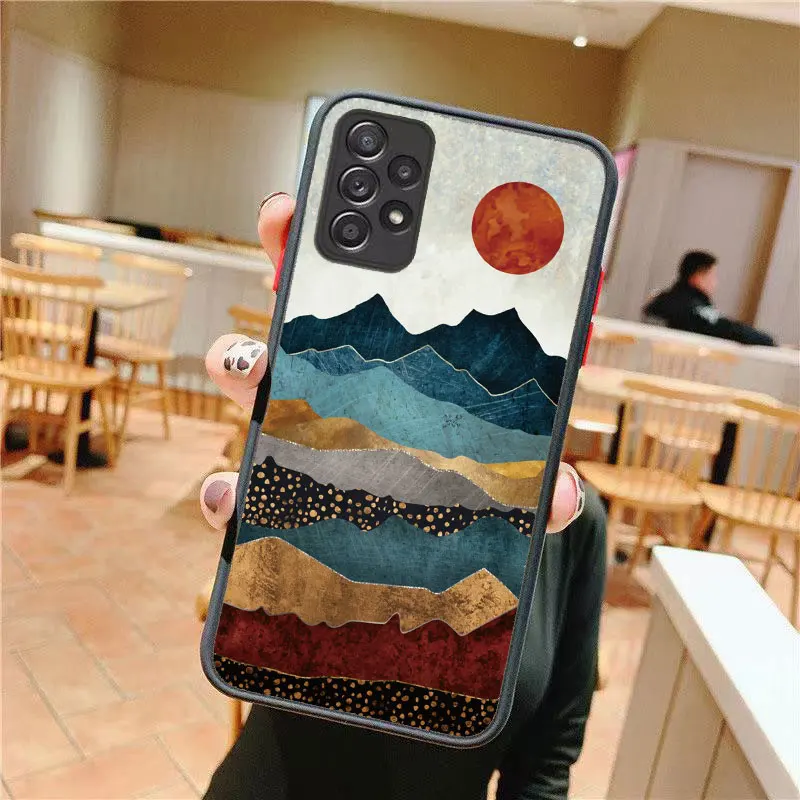 phone belt pouch Scenery Girl Case For Vivo V17 V20 Oil Painted Phone Cover for Vivo Y31 X60 Pro X50 Y20 Y30 Y50 Y51 2021 V15 Y17 Y19 Y91C Capa phone carrying case