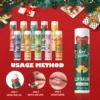 55994-049c3f.jpg 90 pieces/box 10 scented lipstick set Christmas set Moisturizing lips deep moisturizing Christmas gift