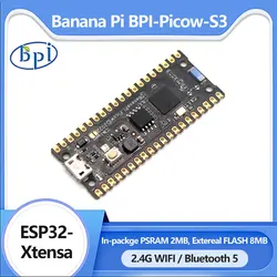 Banana Pi BPI-PicoW ESP32-S3 Xtensa 32 bit LX7 Dual Core Ultra-low Power 10uA With WIFI BT Run CircuitPython Microcontrollers