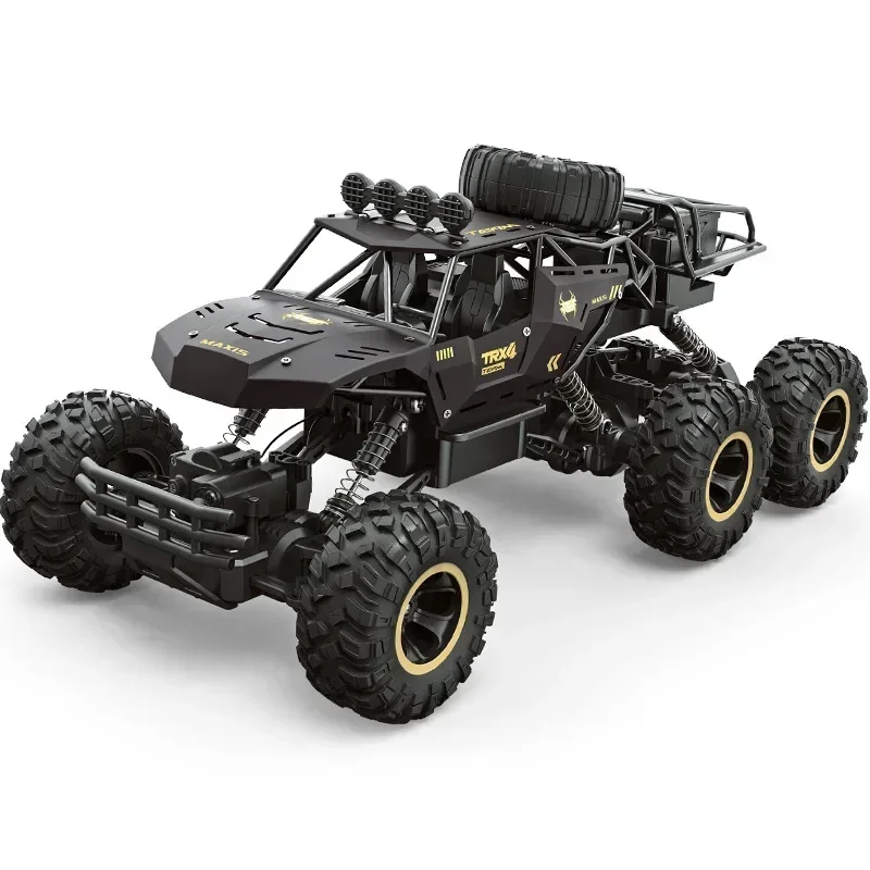 Remote Control Rc Car Oversized Alloy Four-Wheel Drive Off-Road Vehicle Electric High-Speed Six-Wheel Climbing Kid Outdoors Toy 3