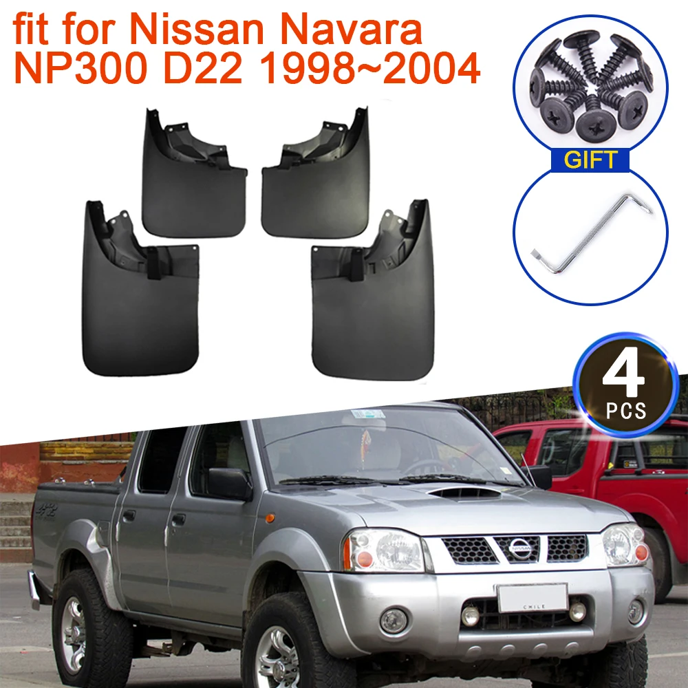 

Mudguards for Nissan Navara NP300 PickUp D22 1998~2004 1997 2005 2003 2002 Mud Front Wheels Fender Mudflap Car Accessories 2000
