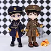 Ob11 Doll Skirt Style Uniforms Coats Clothes Doll Military Overcoat With Belt For Molly , Ymy, P9, Gsc, Obitsu11 ,Ufdoll,1/12bj 4