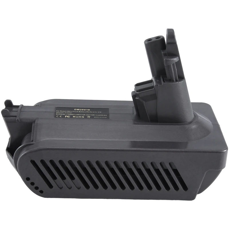

Battery Adapter For Dewalt 20V Li-Ion Battery Convert To For Dyson V10 Vacuum Cleaner DW20V10 Easy Install Easy To Use