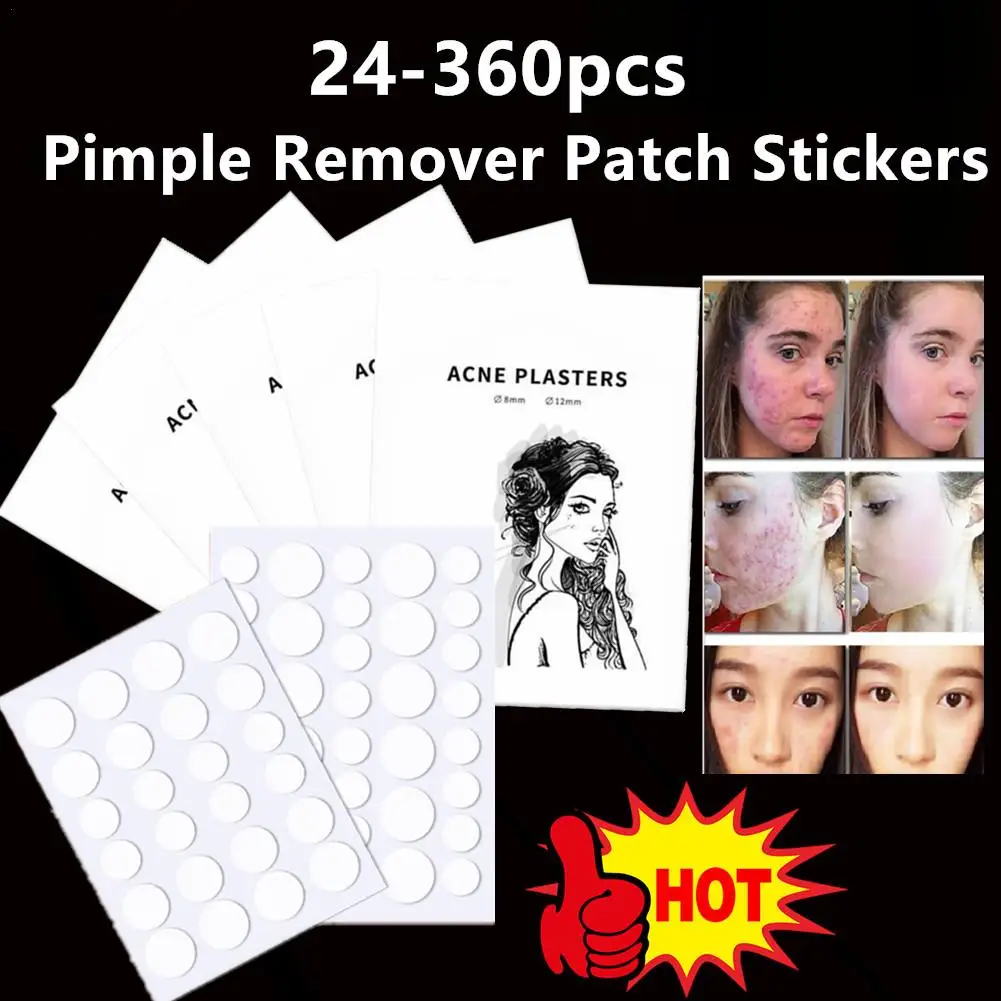 

36-360pcs Pimple Remover Patch Stickers Acne Pimple Patch Stickers Invisible Acne Treatment Facial Skin Care Beauty Tool