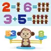 Monkey Balance Math Toy Baby Montessori Early Educational Balancing Scale Toys Teaching Material Table Games Interactive Gifts 5