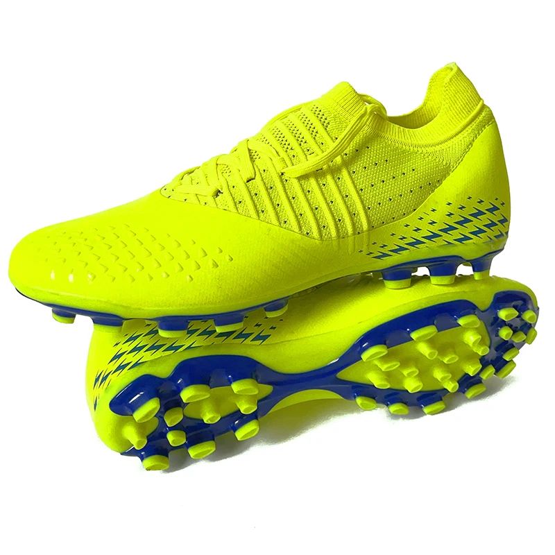 Men's High-Top Non-Slip Soccer Cleats - Premium Football Boots for Indoor and Outdoor Play