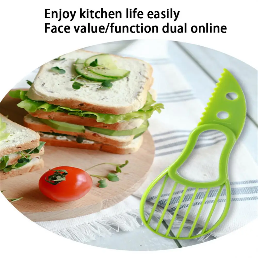 Fruit Peeler Avocado Cutter Separator Three-in-one Multifunctional Slicer Kitchen Gadget Vegetable Tools