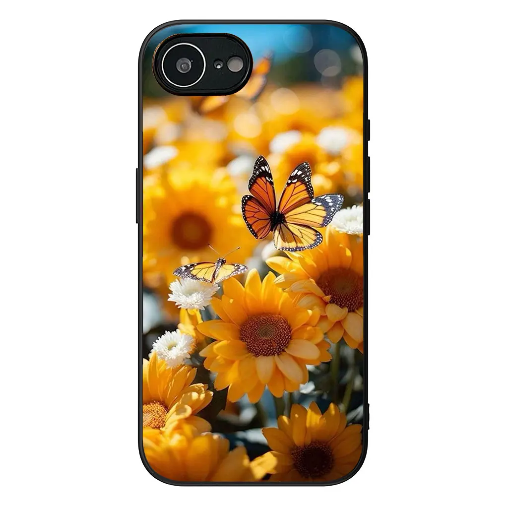 Sunflower Van Gogh Starry Night Soft Phone Case Cover