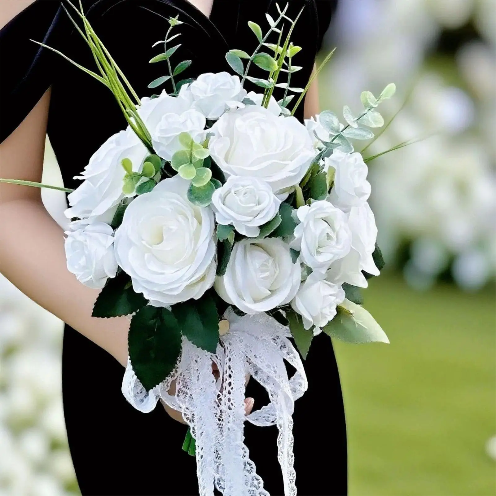 Wedding Flowers Bouquets Artificial Bridesmaid Flower Bouquet Rustic Table Centerpieces For Party Ceremony Vow Renewal Fall