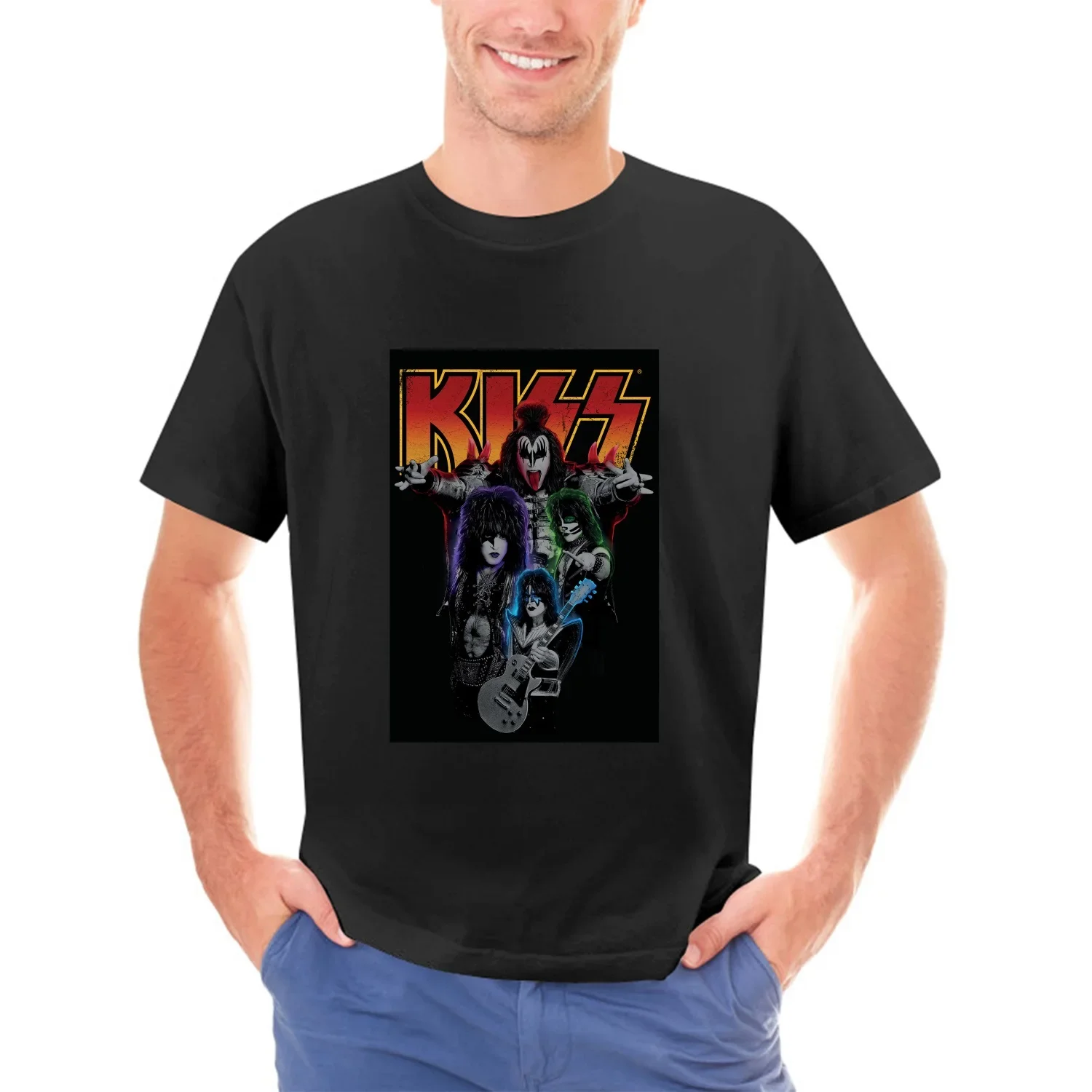 

Футболка винтажная лента Kiss