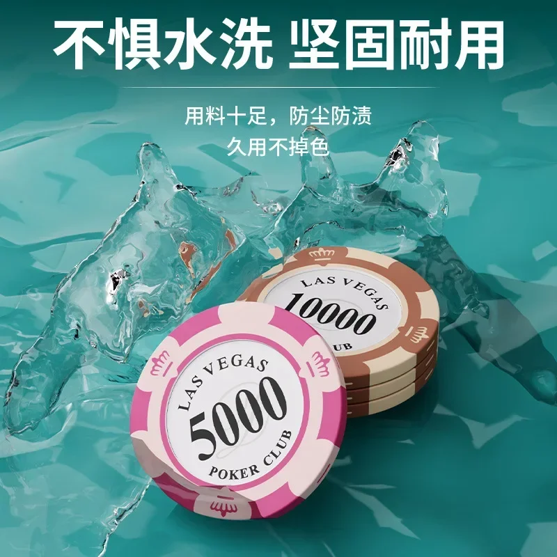 Poker Chips 14g Clay Casino Coins Las Vegas Poker Multi-denomination Gambling Chips Texas Table Games Party Entertainment