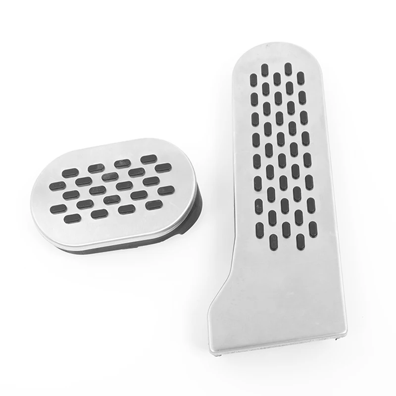 

2pcs Car Foot Pedal Pads Covers For Smart Elf #1 Accessories Stainless Steel Accelerator Brake Rest Pedal Car Accessories
