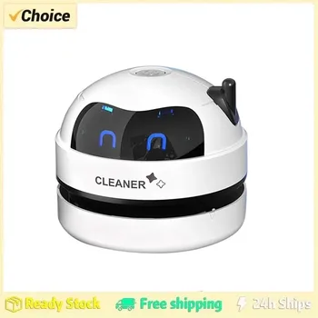 Table Vacuum Cleaner Mini Desktop Dust Vacuum With Detachable Nozzle USB Rechargeable Wireless Car Vacuum Cleaner Cleaning Tools 1