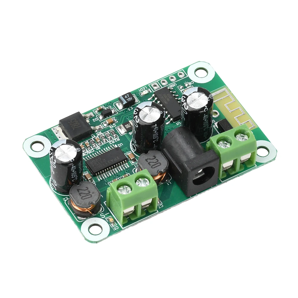 DC 9-25V TPA3110-PBTL Bluetooth 호환 증폭기 보드 단일 채널 30W 듀얼 보드는 TWS 듀얼 스테레오 사운드를 지원합니다.