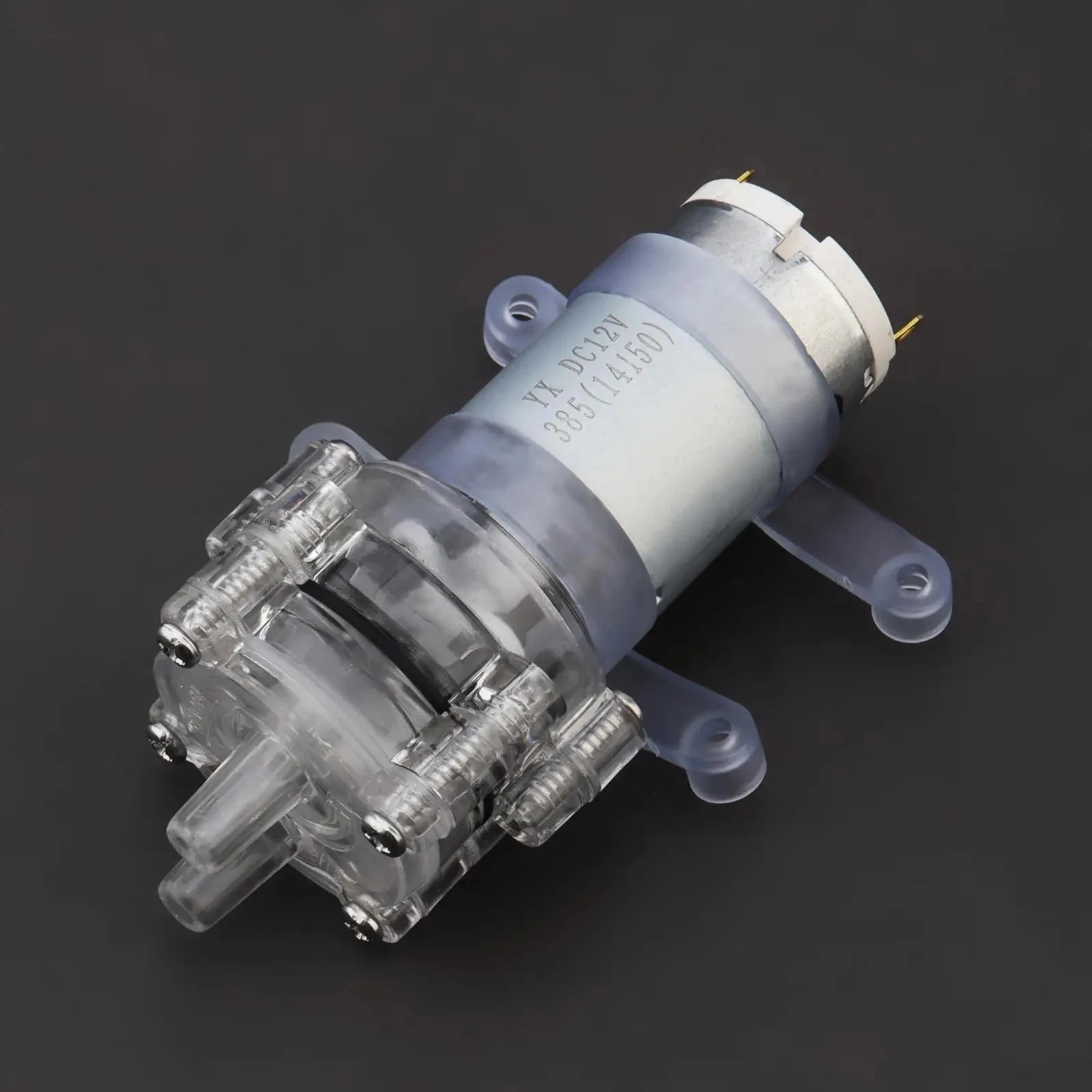 385HPC Mini Water Pump 12V High Temperature Resistant 100 Degree Diaphragm Self-Priming Tea Machine Fish Tank