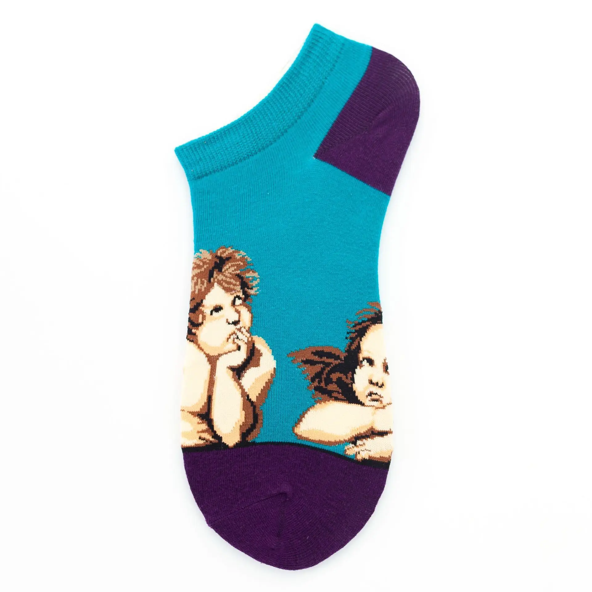 Men's Novelty High-Quality Geometric Fruit and Sushi Patterned Fashion Socks
