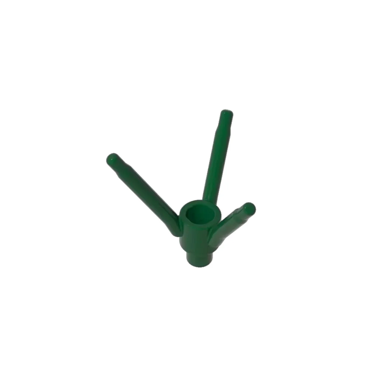 10PCS 퍼즐 파티클 24855 식물 꽃 빌딩 블록 키트 바 홀더가 있는 3개 줄기 브릭 아이디얼 장난감 선물